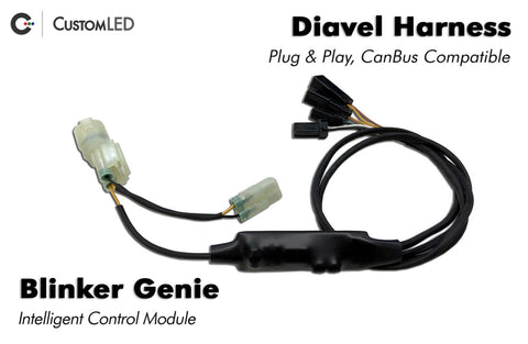 Clignotant Genie - Pré-câblé pour Ducati Diavel 2011-2013