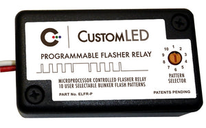 Relais de clignotant LED électronique programmable ELFR-P avec connecteur OEM