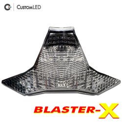 Kawasaki ZX-6R Blaster-X Integrated LED Tail Light for years 2019-2023 by Custom LED - Clear Lens