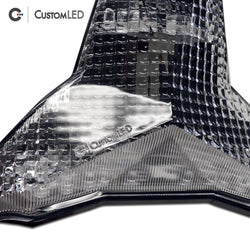 Kawasaki ZX-6R Blaster-X Integrated LED Tail Light for years 2019-2023 by Custom LED - Clear Lens