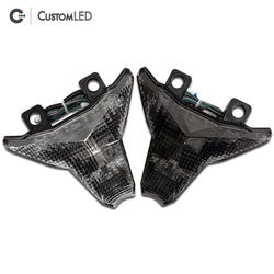 Kawasaki Ninja ZX-4R Blaster-X Integrated LED Tail Light for years 2023, 2024 & 2025 - Clear VS Smoked Lens