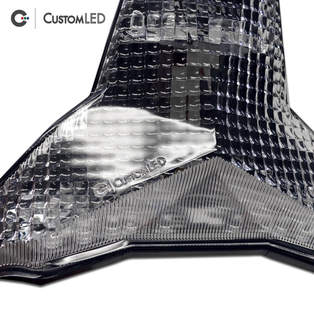 Kawasaki Ninja ZX-4R Blaster-X Integrated LED Tail Light for years 2023, 2024 & 2025 - Clear Lens