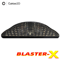 2002-2009 Yamaha Road Star Warrior Blaster-X Integrated LED Tail Light - Smoked Lens