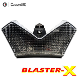 Kawasaki Ninja ZX-14R Blaster-X Feu arrière LED intégré pour les années 2006-2025 par Custom LED - Clear Lens