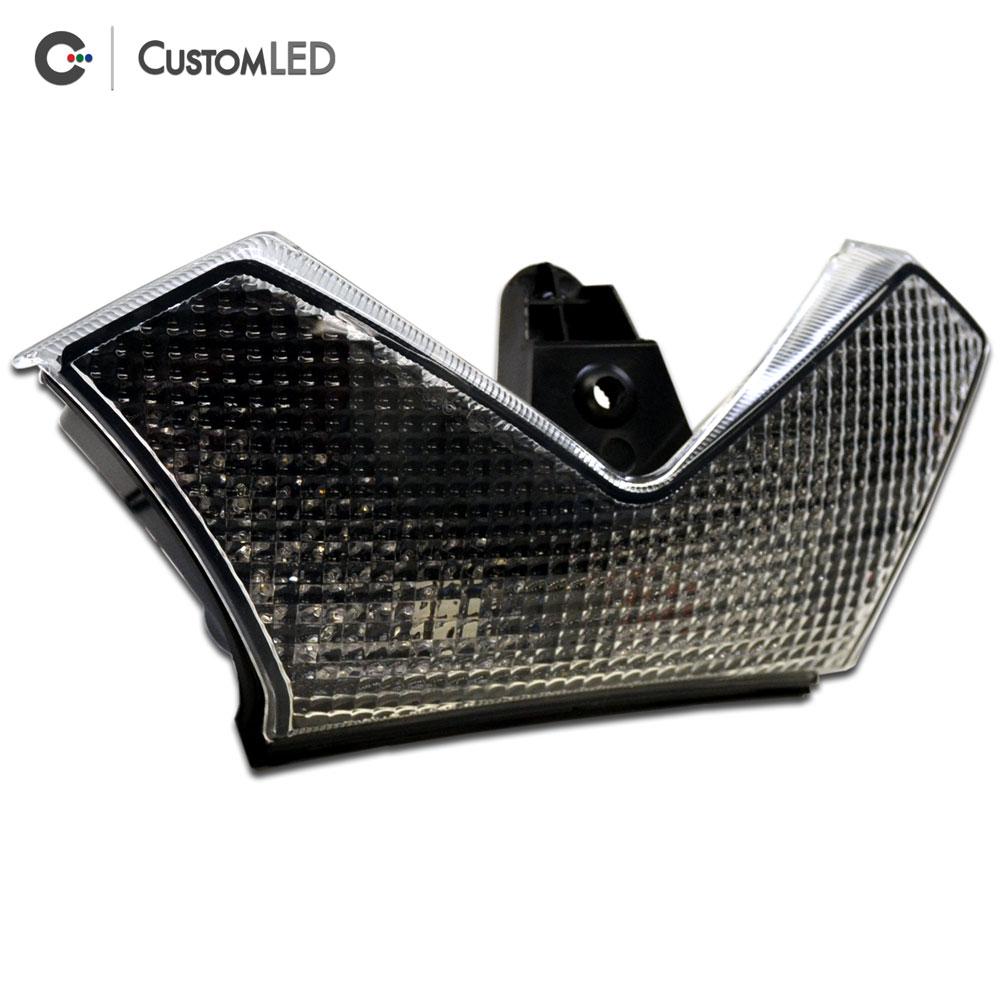 Kawasaki Ninja ZX-14R Blaster-X Feu arrière LED intégré pour les années 2006-2025 par Custom LED - Clear Lens