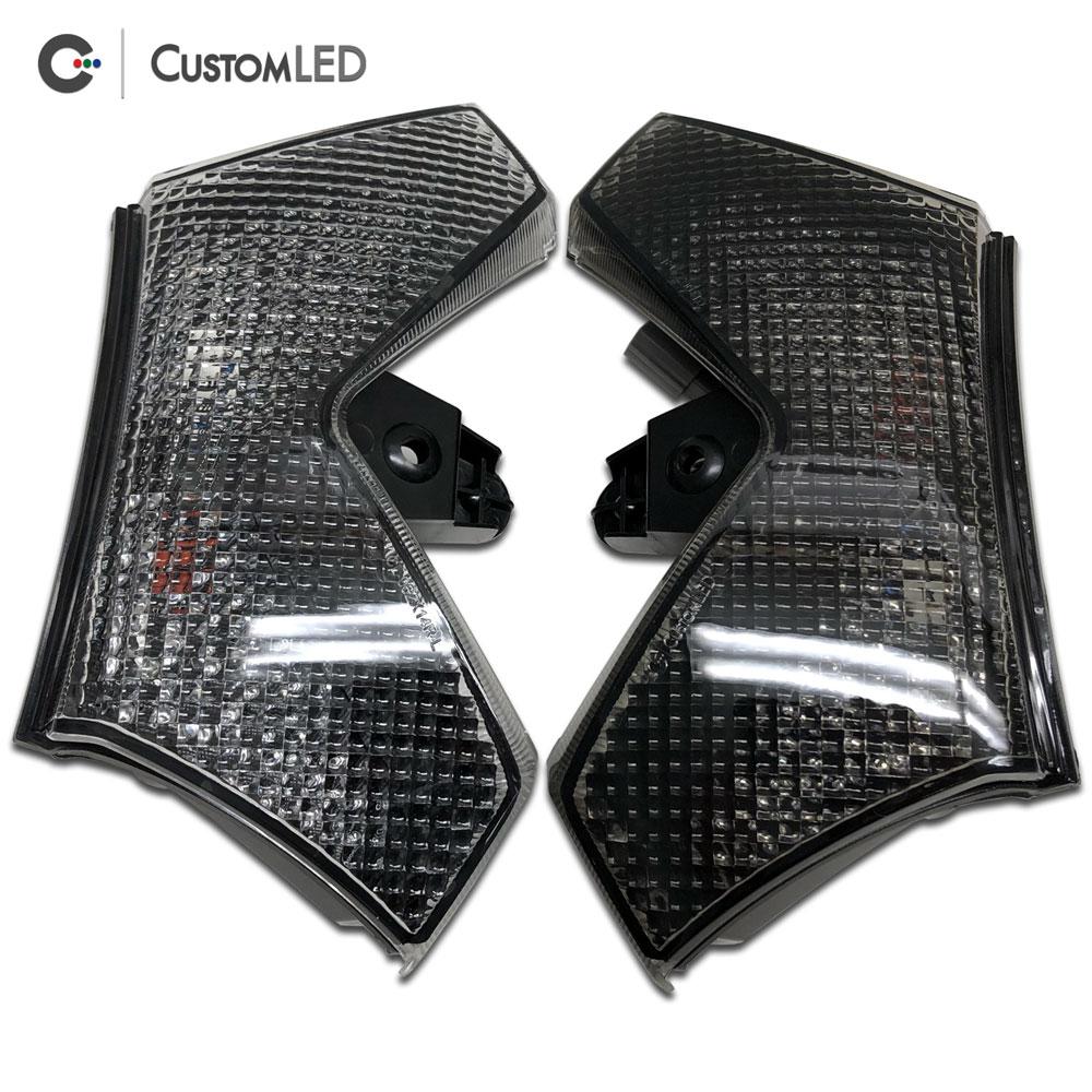 Kawasaki Ninja ZX-14R Blaster-X Feu arrière LED intégré pour les années 2006-2025 par Custom LED - Lentille transparente VS lentille fumée