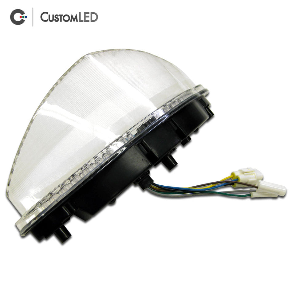 Yamaha Road Star Raider Blaster-X Feu arrière LED intégré pour les années 2008 2009 2010 2011 2012 2013 2014 par Custom LED - Lentille transparente
