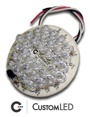 Universal Round LED Clusters with ColorChange for Run and Turn or Brake operation | Custom LED