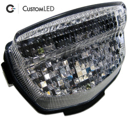 Honda CBR-1000RR Blaster-X Feu arrière LED intégré pour les années 2008-2016 - Lentille transparente