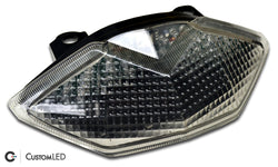 Kawasaki Ninja 1000 Blaster-X Integrated LED Tail Light for years 2011-2019 by Custom LED - Clear Lens