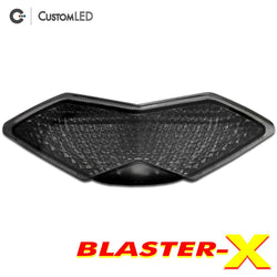 Kawasaki Z1000 Blaster-X Integrated LED Tail Light for years 2010 2011 2012 2013 by Custom LED - Smoked Lens