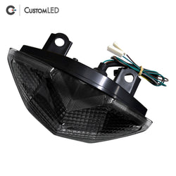 Kawasaki Z1000SX Blaster-X Integrated LED Tail Light for years 2011-2019 by Custom LED - Smoked Lens