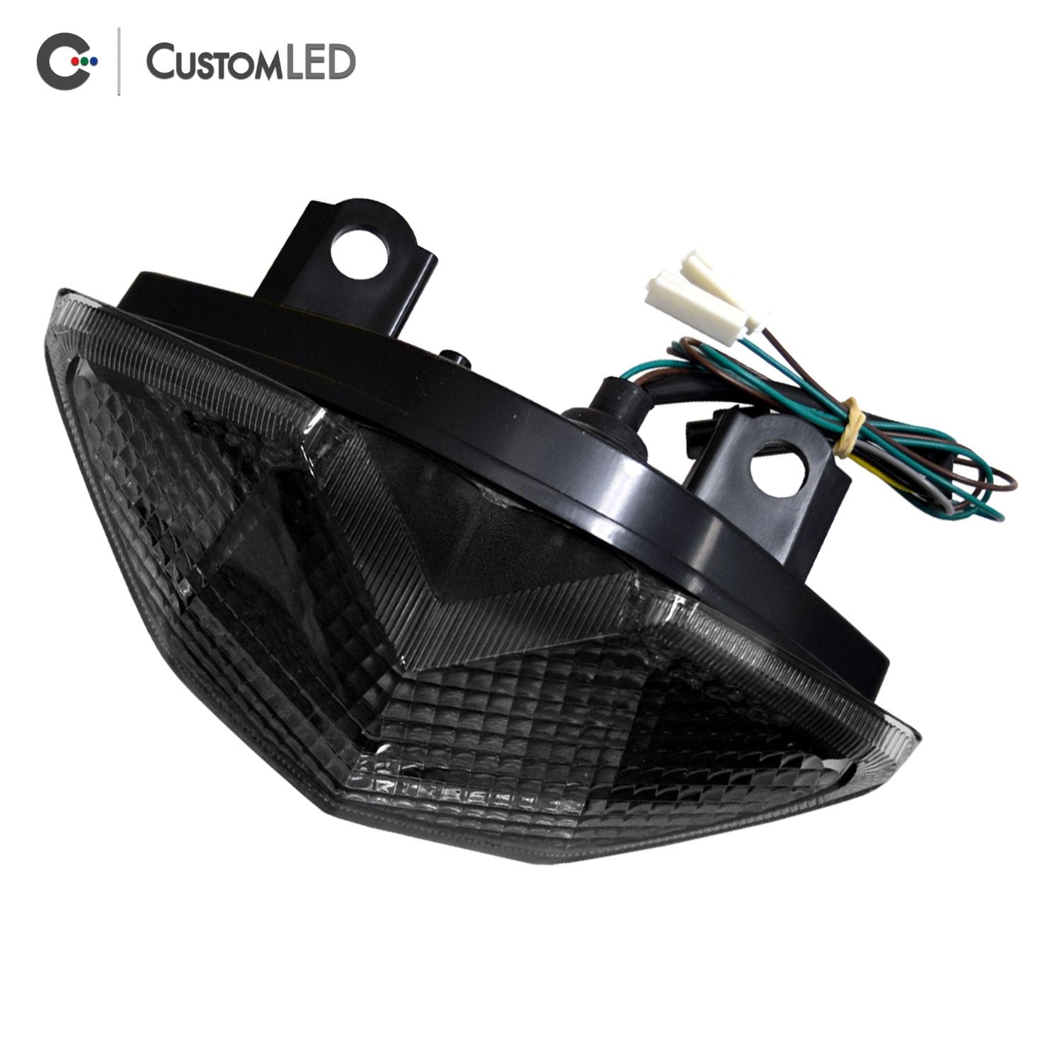 Kawasaki Z1000 Blaster-X Feu arrière LED intégré pour les années 2010 2011 2012 2013 par Custom LED - Smoked Lens