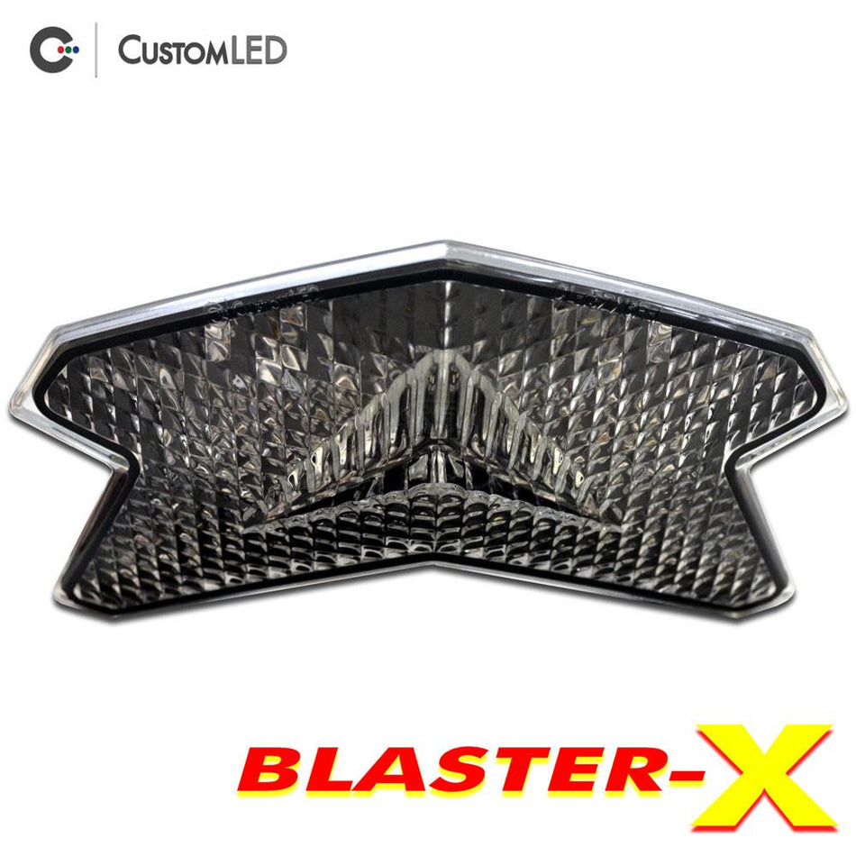 Kawasaki Z125 PRO Blaster-X Feu arrière LED intégré pour les années 2017-2026 - Lentille transparente