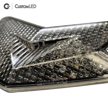 Kawasaki Ninja ZX-6R Blaster-X Integrated LED Tail Light for years 2013-2018 - Clear Lens