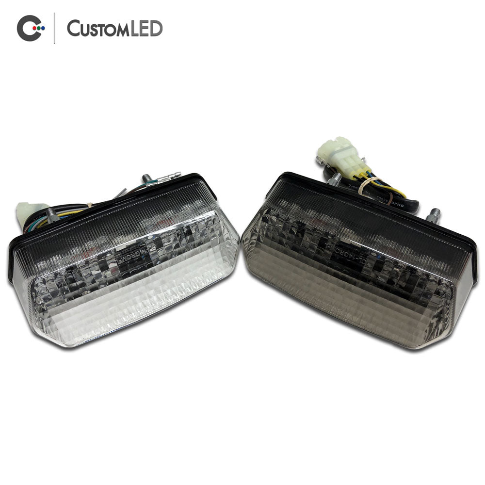 Grom 2014-2026 Blaster-X Feu arrière LED intégré par Custom LED - Lentille transparente VS lentille fumée