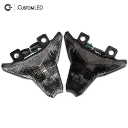 Ninja 400 Blaster-X Integrated LED Tail Light for years 2018-2024 - Clear VS Smoked Lens