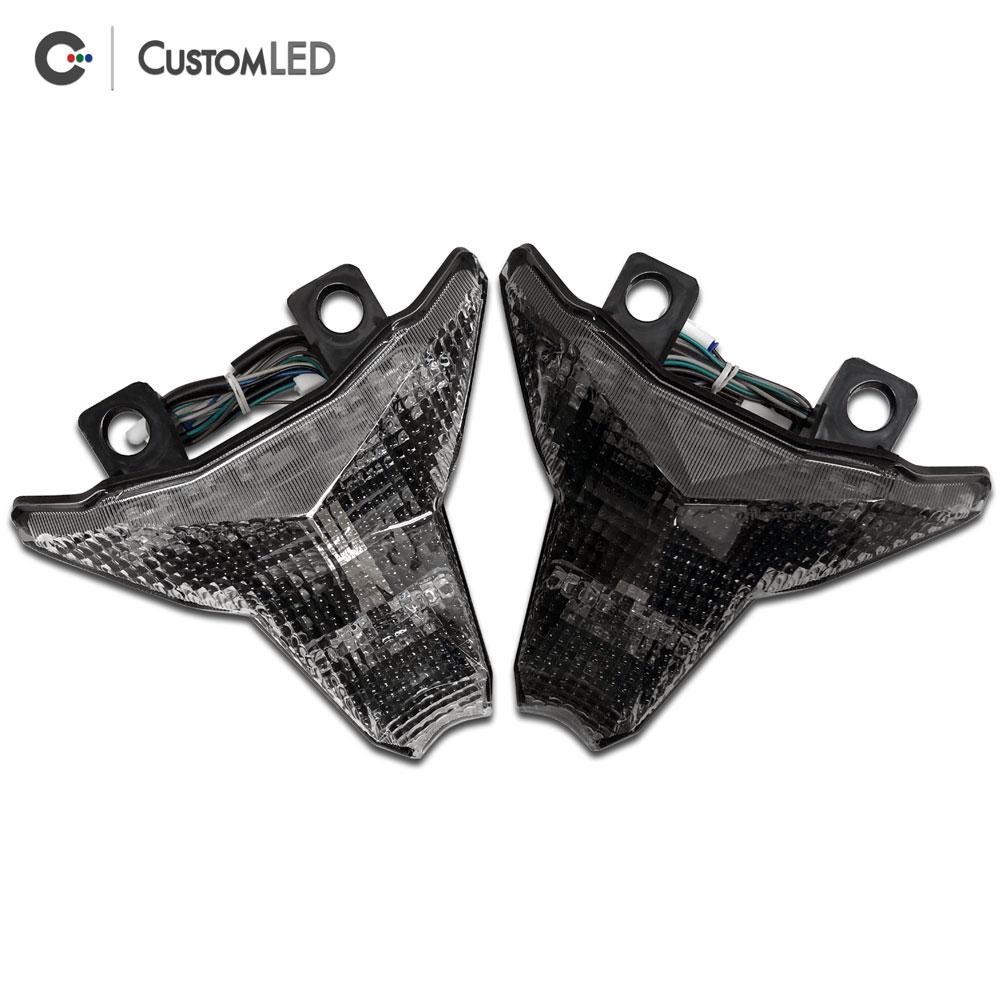 Ninja 400 Blaster-X Integrated LED Tail Light for years 2018-2024 - Clear VS Smoked Lens