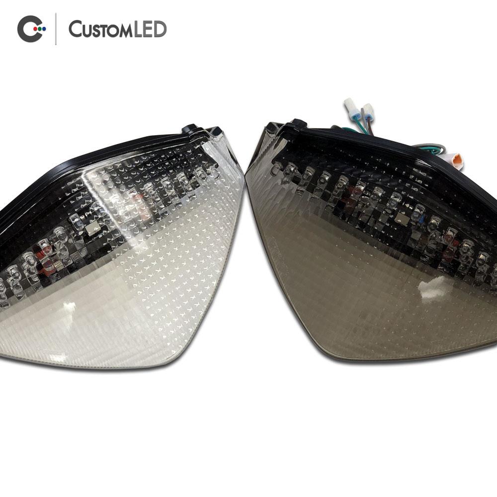 KTM 1290 Super Duke R Blaster-X Feu arrière LED intégré pour les années 2014-2019 - Lentille transparente VS lentille fumée