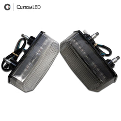 Honda CBR650F Blaster-X Integrated LED Tail Light for years 2014-2018 - Clear VS Smoked Lens