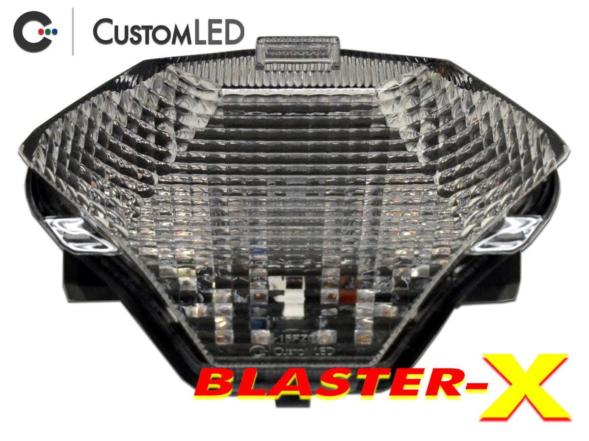Yamaha FZ-07 Blaster-X Integrated LED Tail Light for years 2015, 2016 & 2017 by Custom LED - Clear Lens