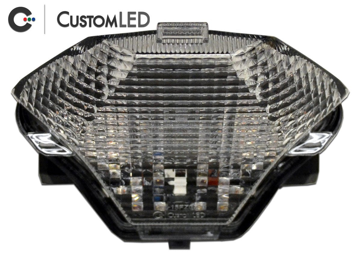 Yamaha FZ-07 Blaster-X Integrated LED Tail Light for years 2015, 2016 & 2017 by Custom LED - Clear Lens