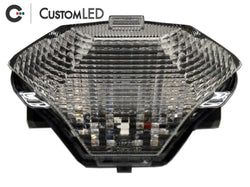 Yamaha YZF-R3 Blaster-X Feu arrière LED intégré pour les années 2015-2024 - Lentille transparente