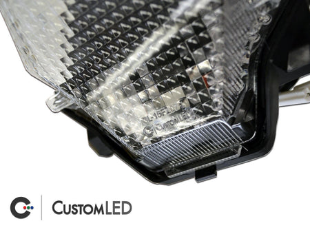 Yamaha FZ-07 Blaster-X Integrated LED Tail Light for years 2015, 2016 & 2017 by Custom LED - Clear Lens