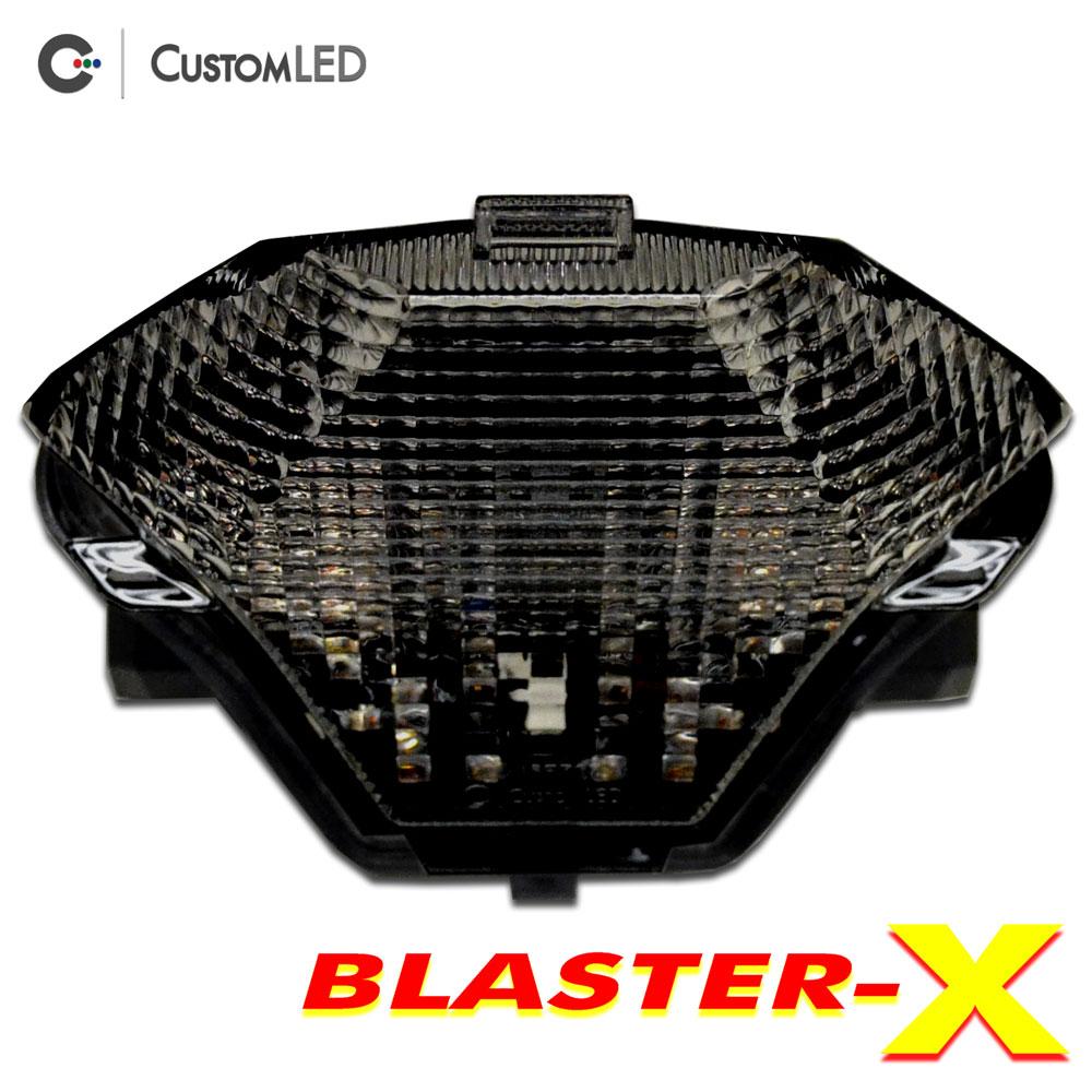 Yamaha FZ-07 Blaster-X Integrated LED Tail Light for years 2015, 2016 & 2017 by Custom LED - Smoked Lens