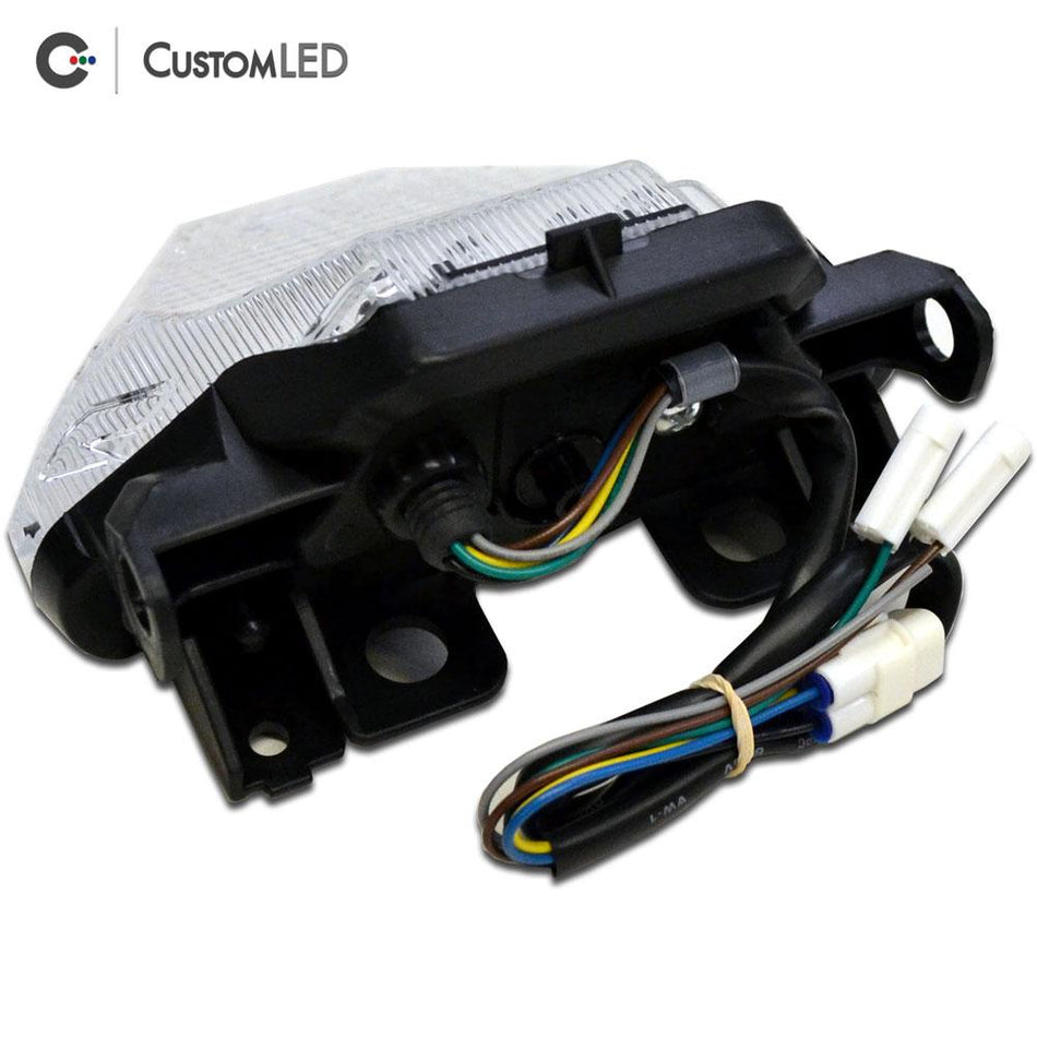 Yamaha YZF-R3 Blaster-X Feu arrière LED intégré pour les années 2015-2024 - Clear Lens