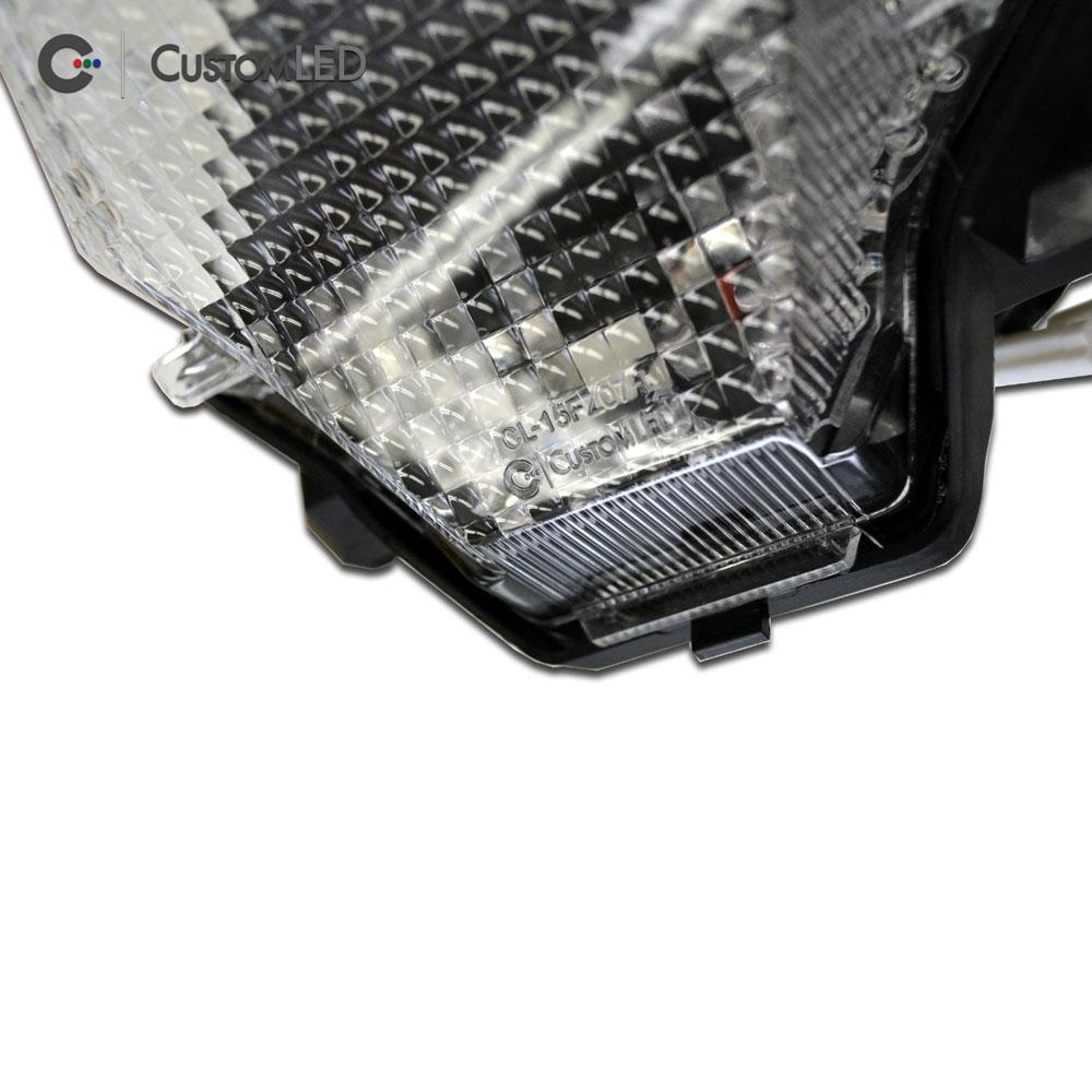 Yamaha FZ-07 Blaster-X Integrated LED Tail Light for years 2015, 2016 & 2017 by Custom LED - Clear Lens