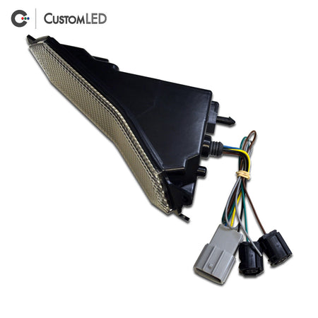 Yamaha YZF-R6 Blaster-X Integrated LED Tail Light for years 2017-2026 by Custom LED - Clear Lens