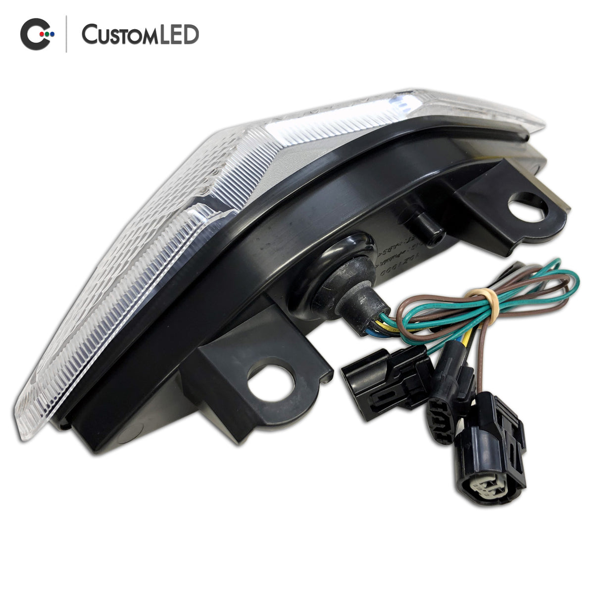 2022-2026 Kawasaki Versys 650 Blaster-X Integrated Tail Light by Custom LED - Clear Lens