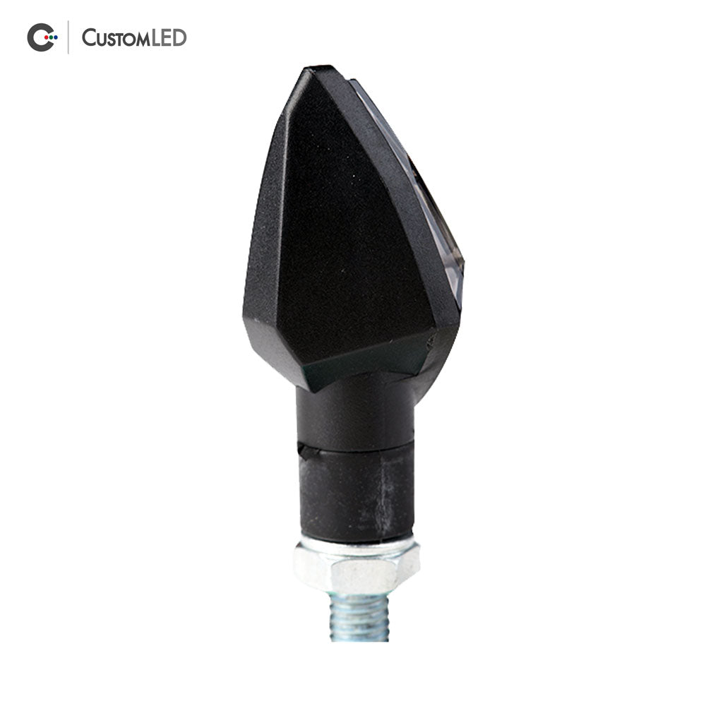 Custom LED Moto Clignotants LED - Compact Short Stalk - V1