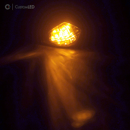 Custom LED Moto Clignotants LED - Compact Short Stalk - V1