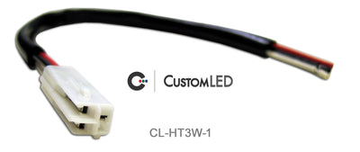Connecteurs OEM de clignotants Honda, 3 fils (paire)