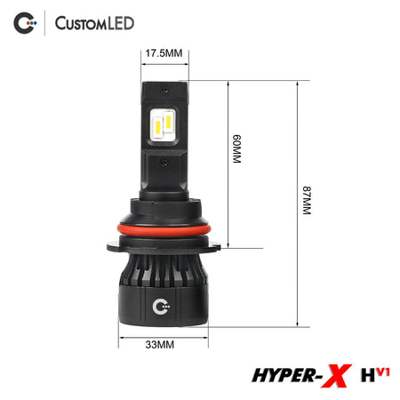 9004 LED Ampoule de phare - Super Bright - 6000K