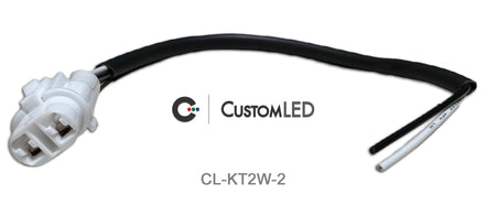 Connecteurs de clignotants OEM Kawasaki, 2 fils (paire) Type 2