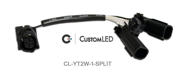 Connecteurs Y-Splitter pour clignotants OEM Yamaha, 2 fils (paire)