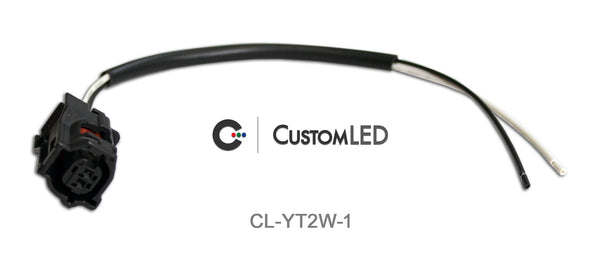 Connecteurs de clignotants OEM Yamaha, 2 fils (paire)