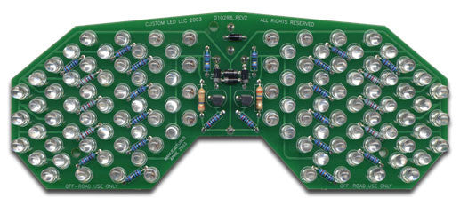 Yamaha YZF-R6 Integrated LED Tail Light Retrofit Kit for years 2001 2002 by Custom LED