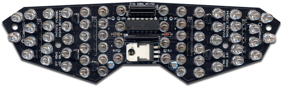 Yamaha YZF-R6 Blaster-X Kit retrofit Feu arrière LED intégré pour les années 2003 2004 2005 par Custom LED