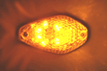 Insert Flushmount Custom LED en couleur de feu de position blanc, clignotant