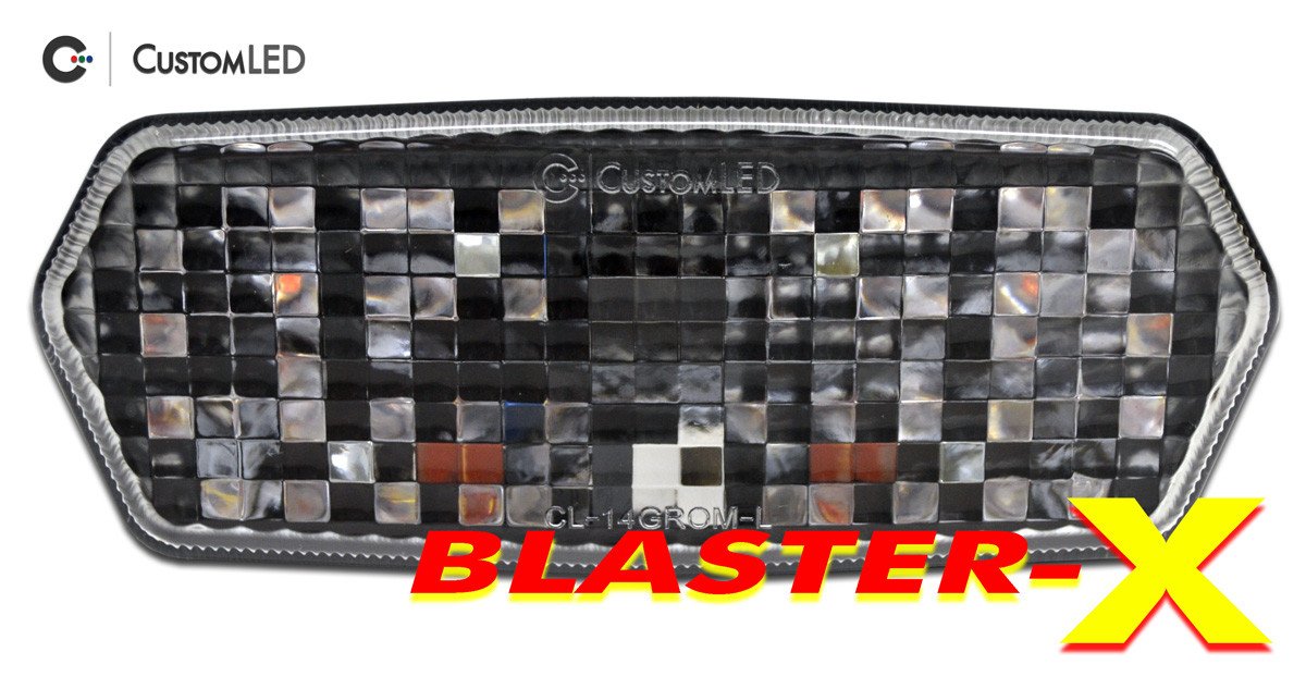 Honda CBR650F Blaster-X Integrated LED Tail Light for years 2014-2018 - Clear Lens