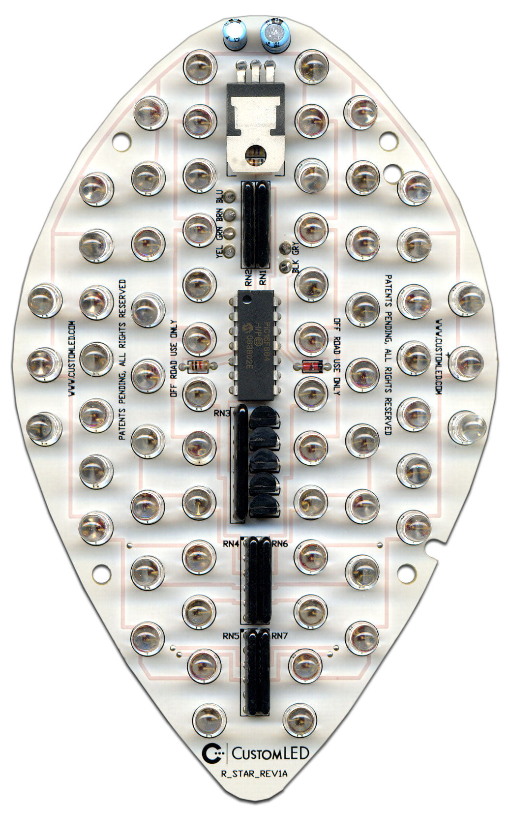 Yamaha Road Star (Midnight, Silverado, Road Star) Kit retrofit Feu arrière LED intégré pour les années 2004 2005 2006 2007 2008 par Custom LED