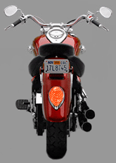 Yamaha Road Star (Midnight, Silverado, Road Star) Kit retrofit Feu arrière LED intégré pour les années 2004 2005 2006 2007 2008 par Custom LED