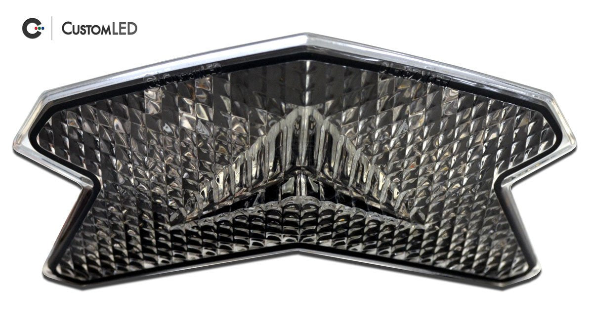 Kawasaki Ninja ZX-6R Blaster-X Integrated LED Tail Light for years 2013-2018 - Clear Lens