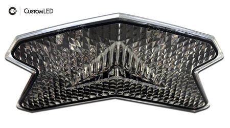Kawasaki Ninja ZX-6R Blaster-X Integrated LED Tail Light for years 2013-2018 - Clear Lens