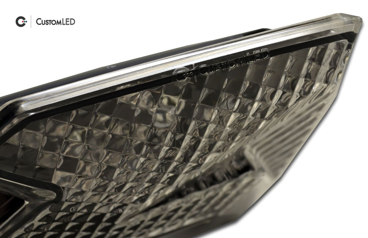 Kawasaki Ninja ZX-6R Blaster-X Integrated LED Tail Light for years 2013-2018 - Clear Lens