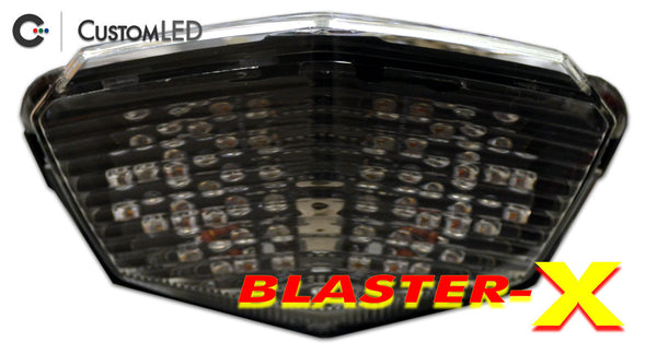 Kawasaki Ninja 250R Blaster-X Integrated LED Tail Light for years 2008 2009 2010 2011 2012 by Custom LED